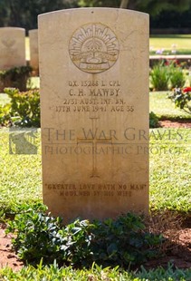 BEIRUT WAR CEMETERY - MAWBY, CLAUDE HAMILTON